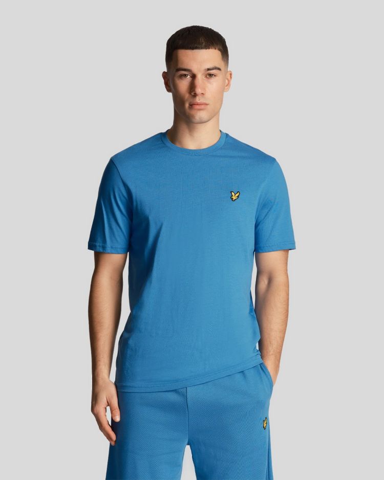 Lyle & Scott T-shirt Blauw heren (PLAIN T-SHIRT - TS400VOG.W584) - GL Sport (Sluis)