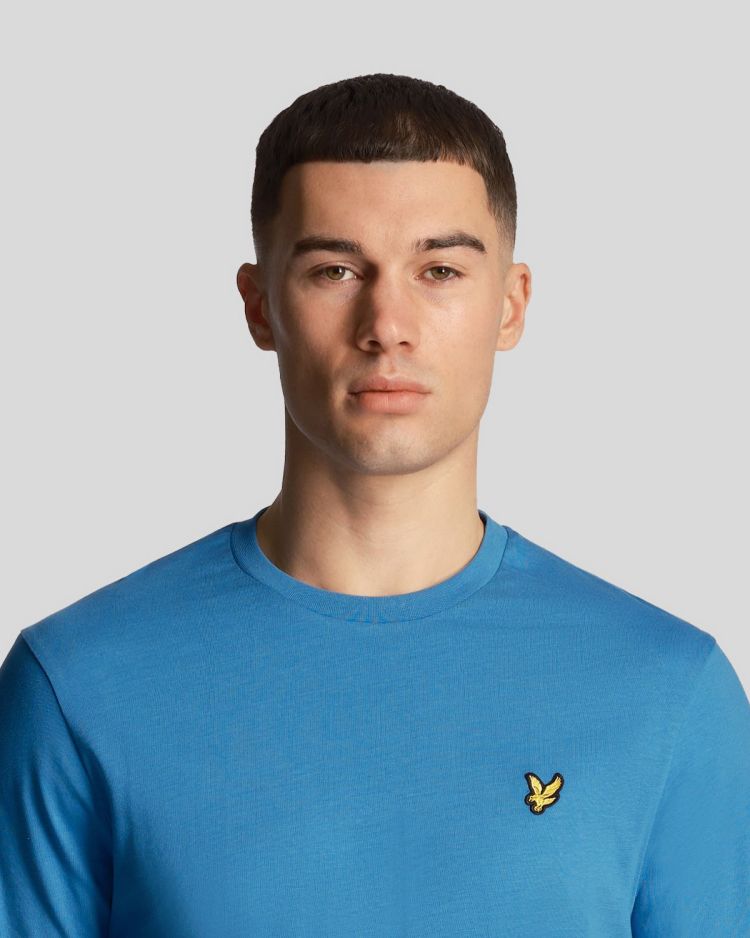 Lyle & Scott T-shirt Blauw heren (PLAIN T-SHIRT - TS400VOG.W584) - GL Sport (Sluis)