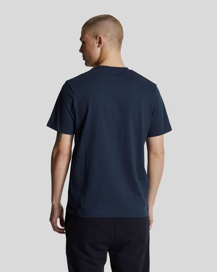 Lyle & Scott T-shirt Donkerblauw heren (PLAIN T-SHIRT - TS400VOG.Z99) - GL Sport (Sluis)